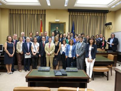RECEPCIONES EN EL CONGRESO Y EN EL TRIBUNAL SUPREMO EN EL MARCO DE LOS ACTOS DE CELEBRACIÓN DEL 500 ANIVERSARIO