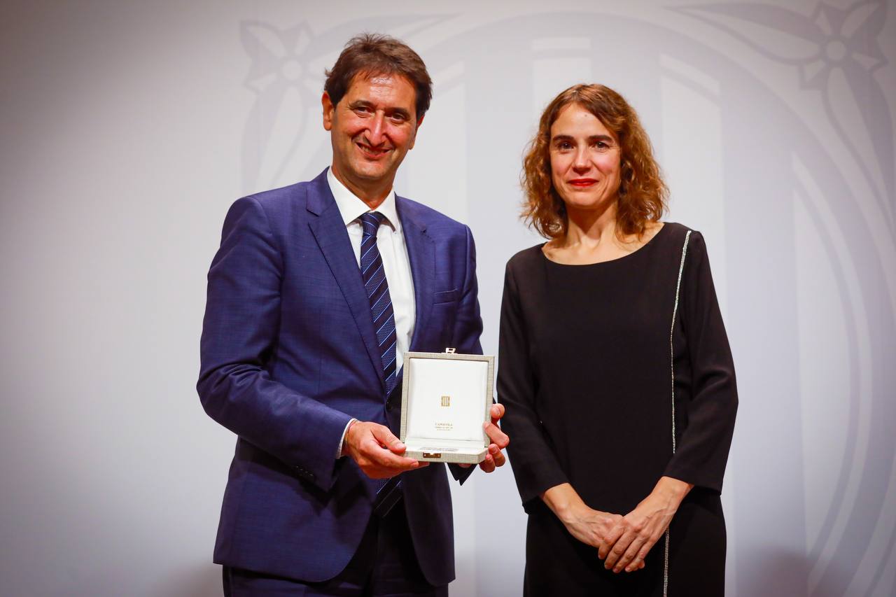 Ángel Quemada Cuatrecasas, medalla d’honor pel Departament de Justícia